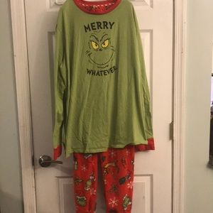 Grinch 2piece pajama set